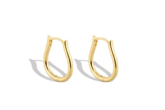 Brinco Argola Gota Curva M — Ref. BR4770000